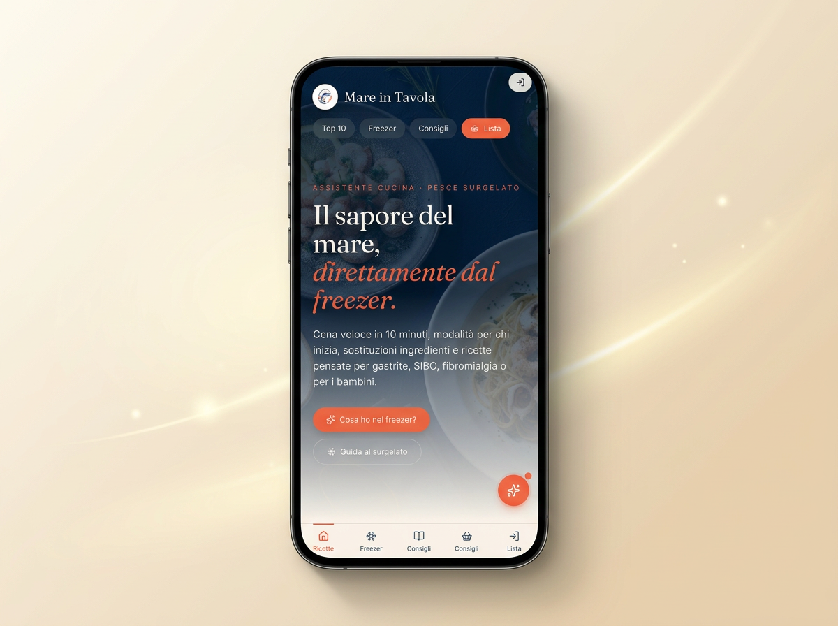 Mare in Tavola – Ricettario Digitale Interattivo